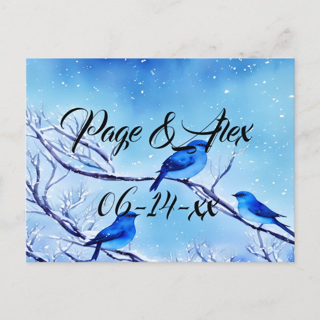 Cartão Postal Melhores desejos para recém-casados Destino de Cas (Frente)