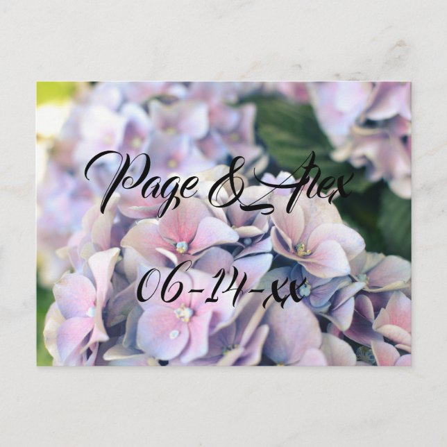 Cartão Postal Melhores desejos para recém-casados Destino de Cas (Frente)