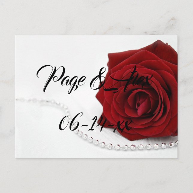 Cartão Postal Melhores desejos para recém-casados Destino de Cas (Frente)