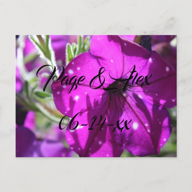 Cartão Postal Melhores desejos para recém-casados Destino de Cas (Frente)