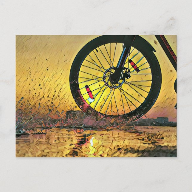 Cartão Postal Melhores presentes para ciclistas (Frente)