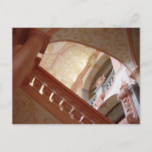 Cartão Postal Melk Abbey Interior Melk, Áustria