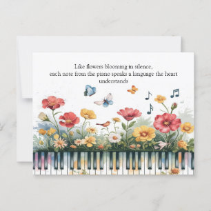 Cartão Postal Melodias no Bloom