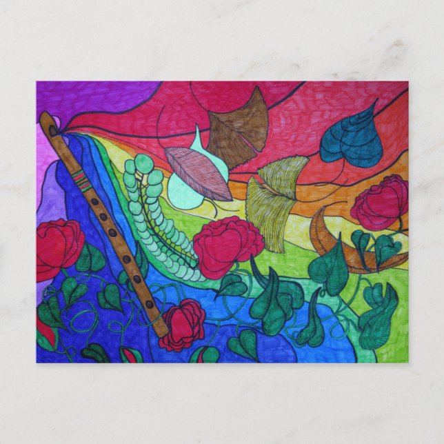 Cartão Postal Melody of your Life Postcard (Frente)