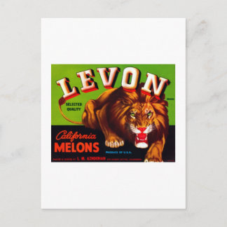 Cartão Postal Melões Levon Califórnia