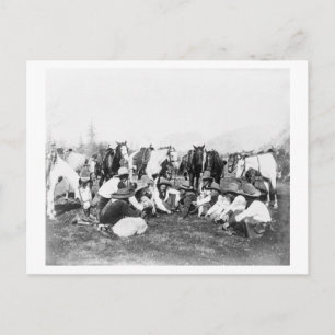 Cartão Postal Membros do show selvagem do oeste do projeto de le