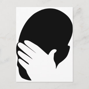 Cartão Postal Meme do facepalm