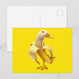 Cartão Postal Meme Pato Banana