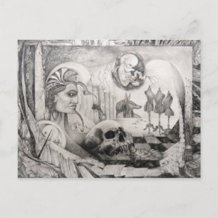 CARTÃO POSTAL MEMENTO MORI