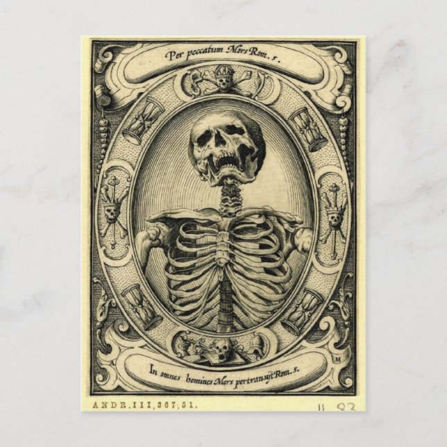 Cartão Postal Memento Mori (Frente)