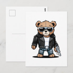 Cartão Postal Memes de Teddy Fofos