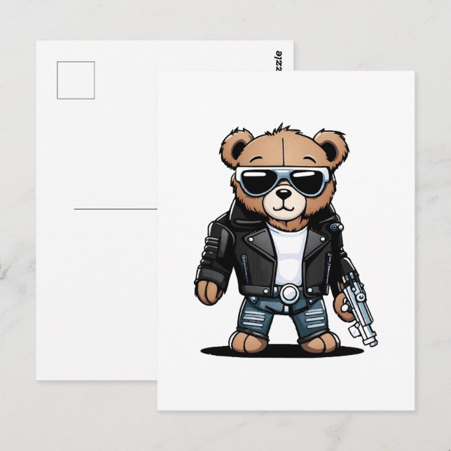 Cartão Postal Memes de Teddy Fofos (Frente/Verso)