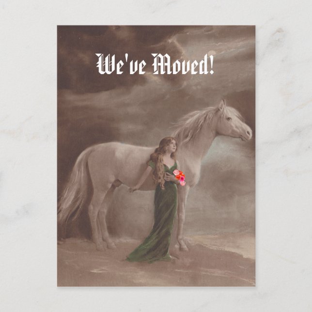 Cartão Postal Memorável Mudamos Novo Endereço Cava (Frente)