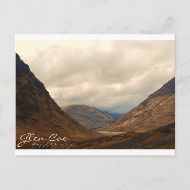 Cartão Postal memória 2 200, Glen Coe, fotografia de Kirsten ... (Frente)