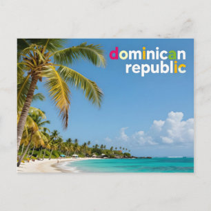 Cartão Postal memória da república dominicana