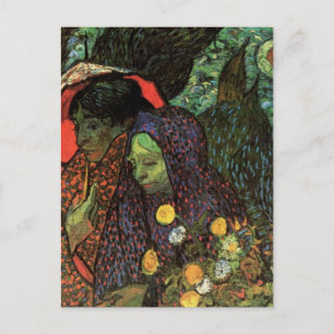 Cartão Postal Memória do Jardim de Etten por Vincent van Gogh
