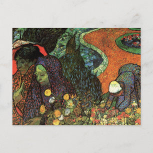 Cartão Postal Memória do Jardim em Etten por Vincent van Gogh