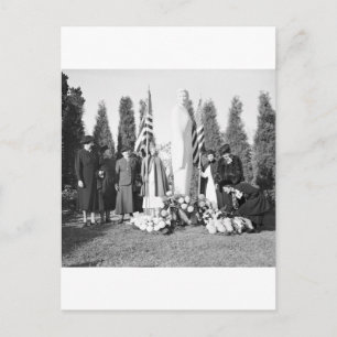 Cartão Postal Memorial Arlington às Enfermeiras: 1938