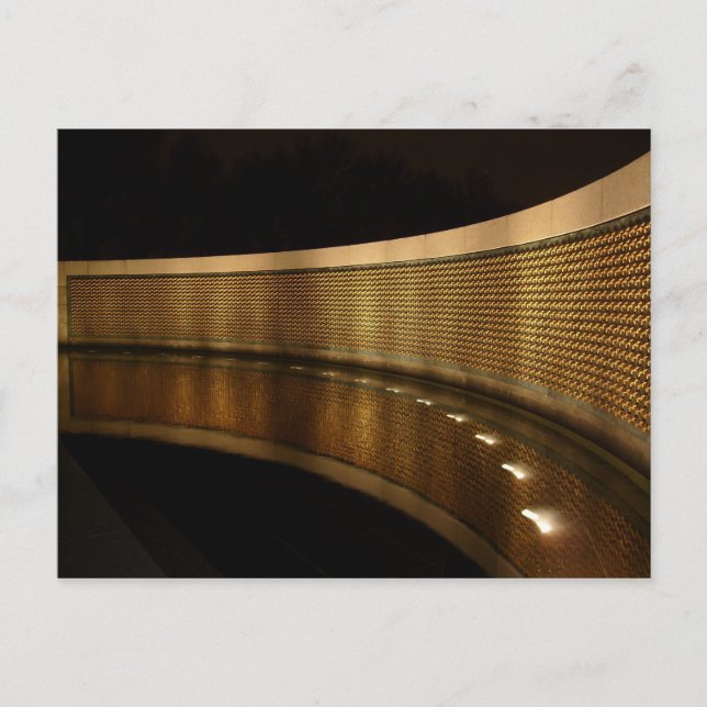 Cartão postal Memorial da Segunda Guerra Mundial (Frente)