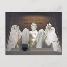 Cartão Postal Memorial de Lincoln