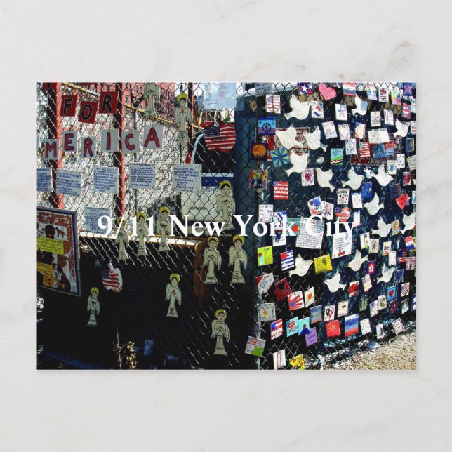 Cartão Postal Memorial do 11/09 (Frente)