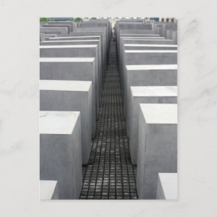 Cartão Postal memorial do holocausto judaico