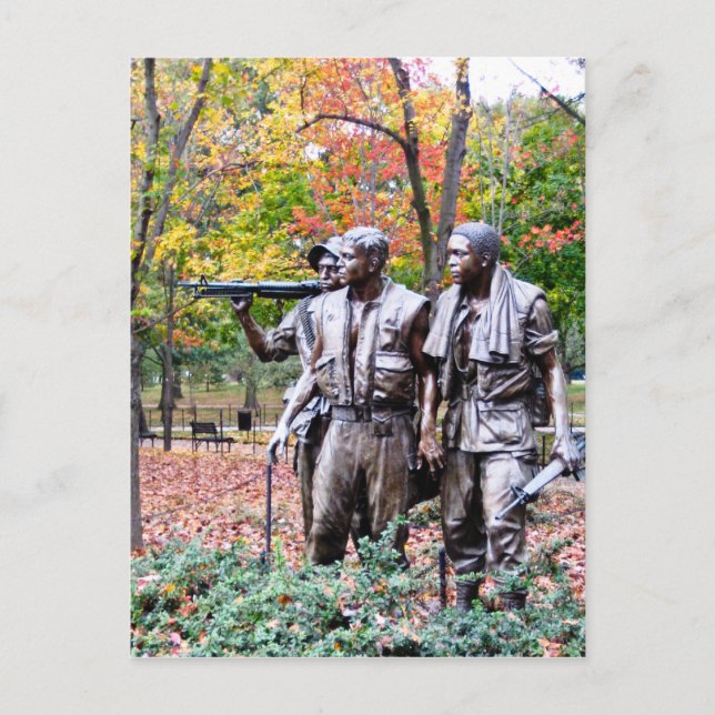 Cartão Postal Memorial do Vietname - Washington D.C. (Frente)