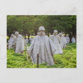 Cartão Postal Memorial dos Veteranos de Guerra Coreanos