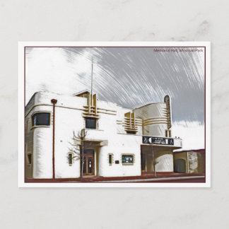 Cartão Postal Memorial Hall, Mosman Park