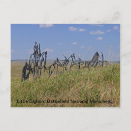 Cartão postal memorial Little Bighorn