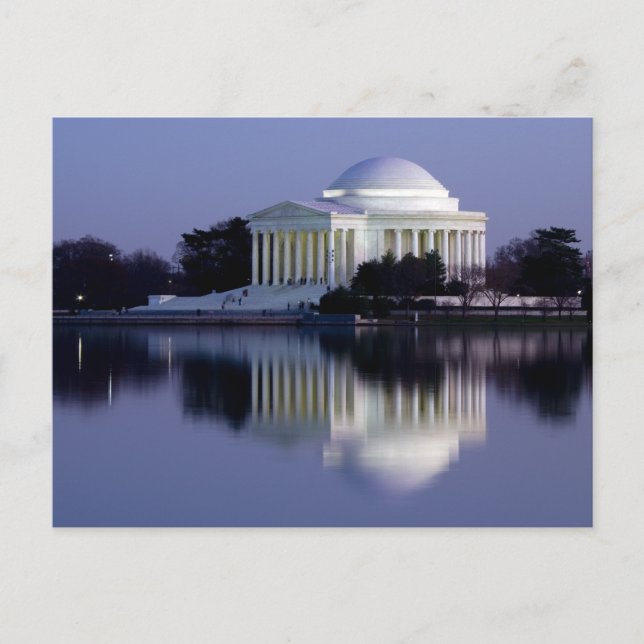 Cartão Postal Memorial Thomas Jefferson (Frente)