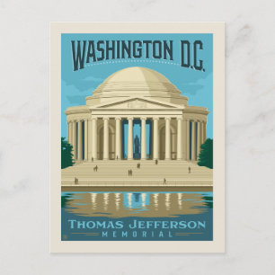 Cartão Postal Memorial Thomas Jefferson   Washington, D.C.
