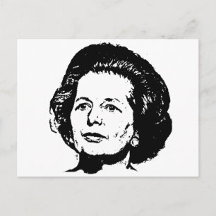 Cartão Postal Memórias de Margaret Thatcher