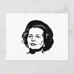 Cartão Postal Memórias de Margaret Thatcher