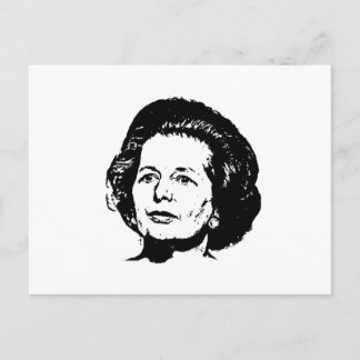 Cartão Postal Memórias de Margaret Thatcher