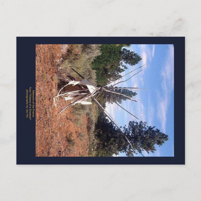 Cartão Postal Memórias do Prarie (Frente)