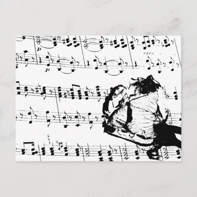 Cartão Postal Memórias musicais (Frente)