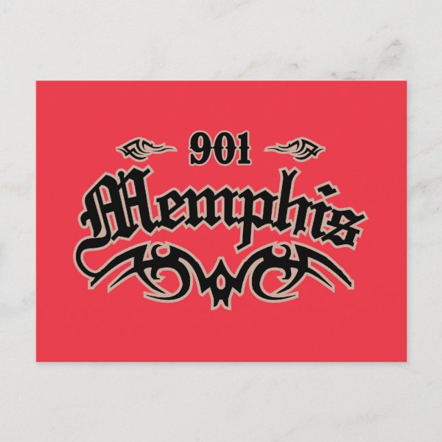Cartão Postal Memphis 901 (Frente)