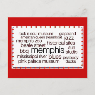 Cartão Postal Memphis em Brown
