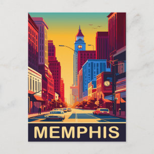 Cartão Postal Memphis, Ruas da Cidade, Viagem