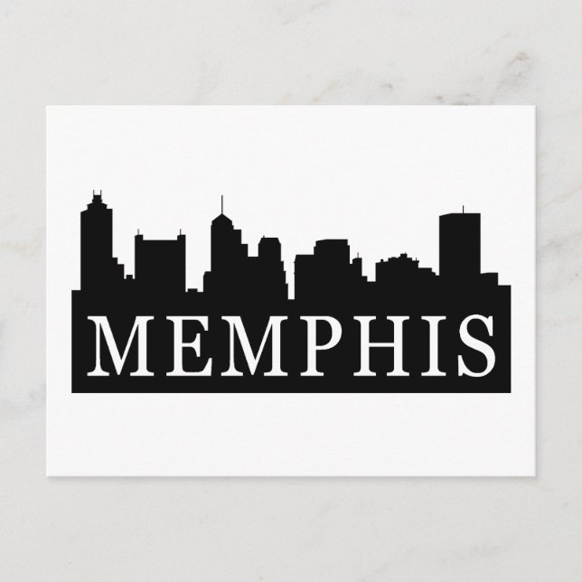Cartão Postal Memphis Skyline (Frente)