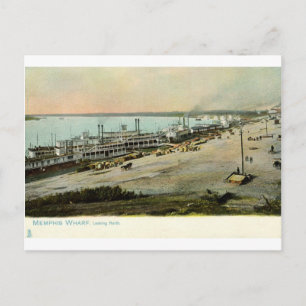 Cartão Postal Memphis Tennessee, Boats em uma safra de 1906