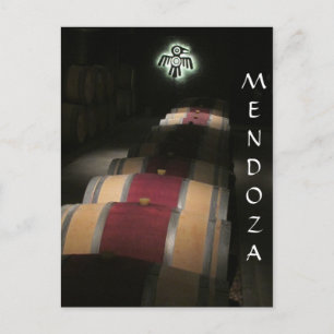 Cartão Postal mendoza barrels argentina