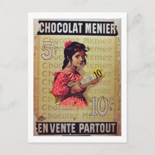 Cartão Postal 'Menier Chocolat', À Venda Em Todos os Lugares (li
