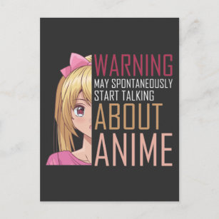 Cartão Postal Menina Amante de Animação Manga Cosplay Adolescent