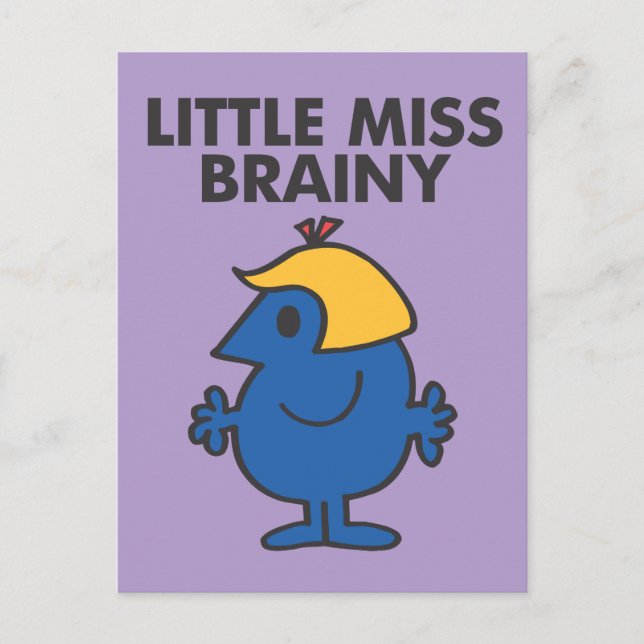 Cartão Postal Menina Brainy Ainda Em Pé (Frente)