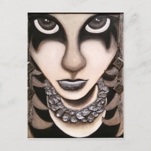 Cartão Postal Menina de Emo