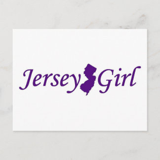 Cartão Postal Menina do jérsei
