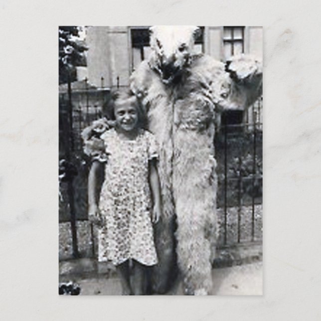 Cartão Postal menina e monstro4 (Frente)