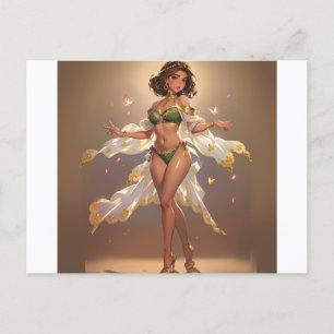 Cartão Postal Menina Encantada